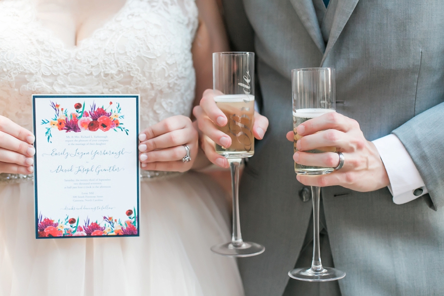 A Colorful Modern Elegant Charlotte Wedding via TheELD.com