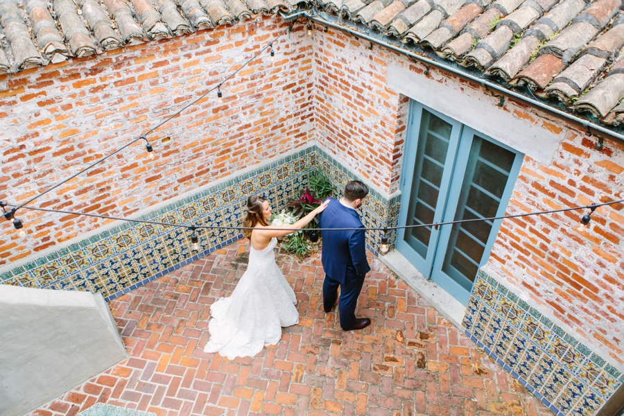 A Navy Garden Inspired Winter Park Wedding via TheELD.com