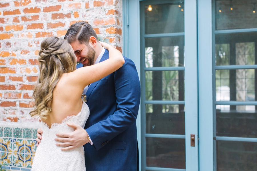 A Navy Garden Inspired Winter Park Wedding via TheELD.com