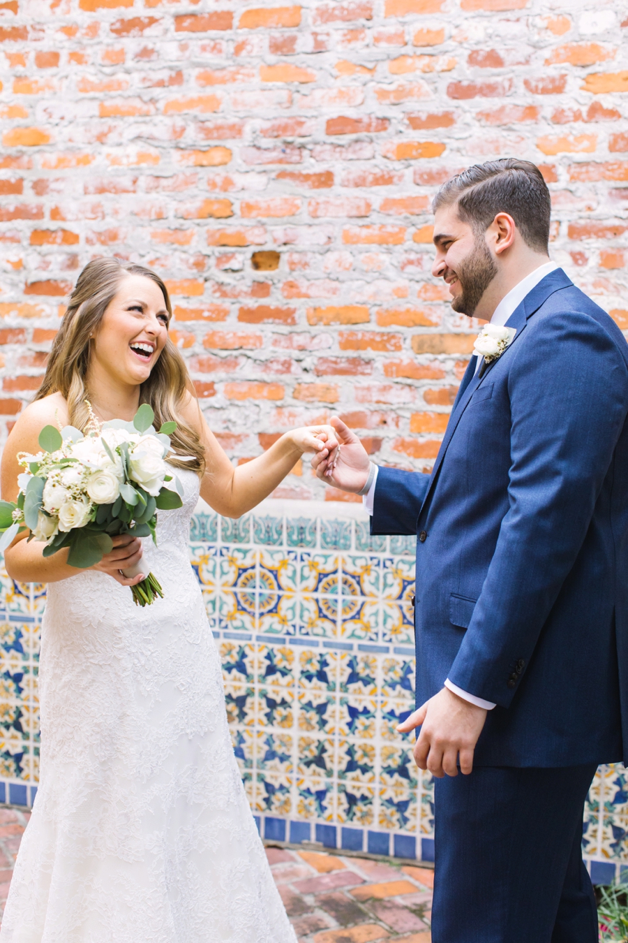 A Navy Garden Inspired Winter Park Wedding via TheELD.com