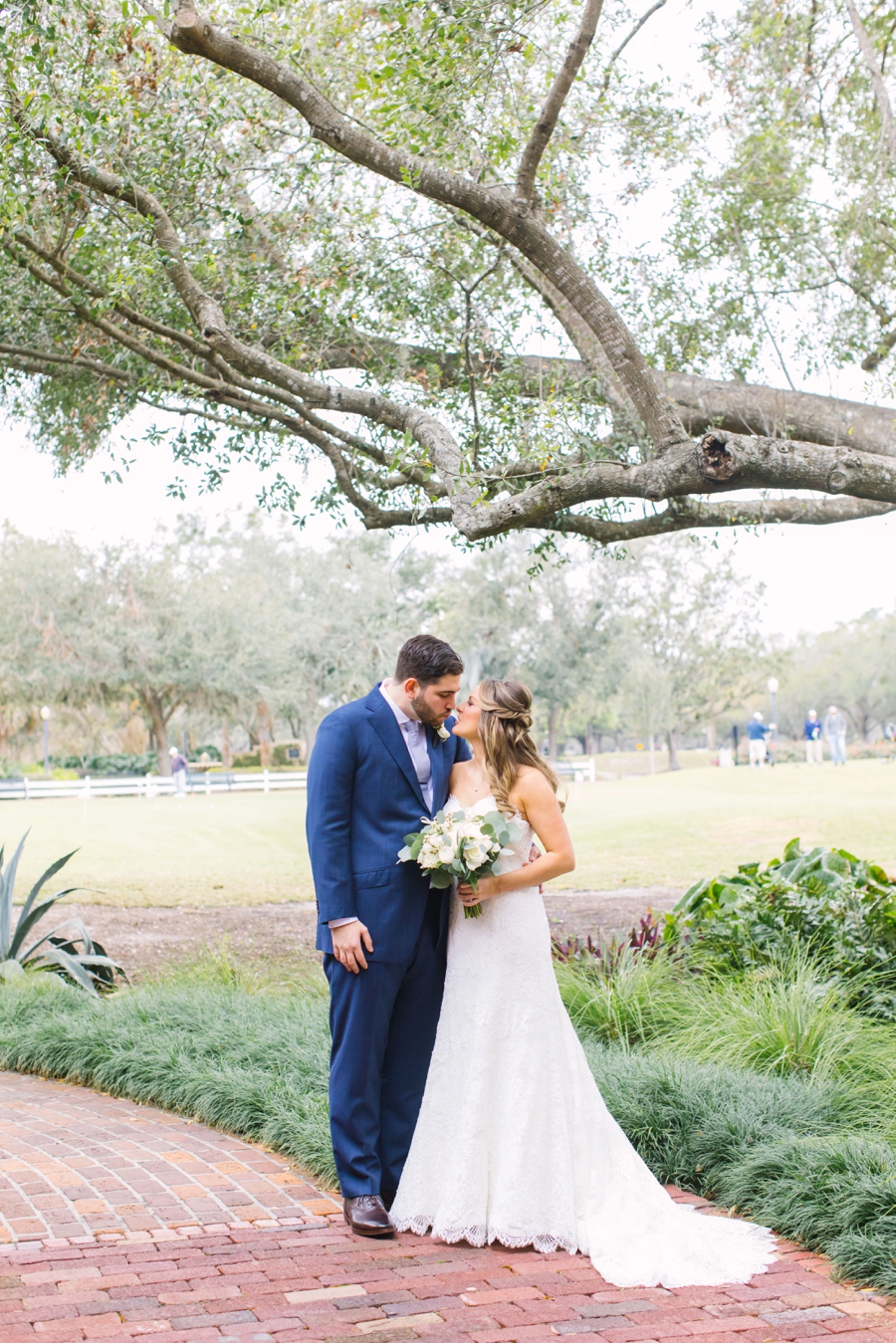 A Navy Garden Inspired Winter Park Wedding via TheELD.com