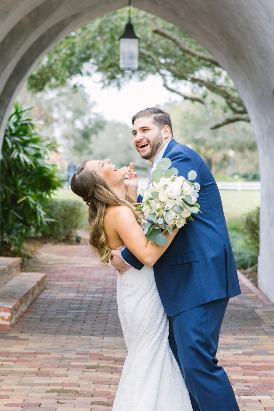 A Navy Garden Inspired Winter Park Wedding via TheELD.com