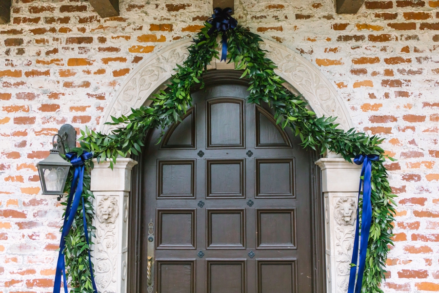 A Navy Garden Inspired Winter Park Wedding via TheELD.com