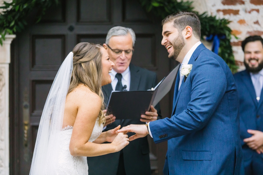 A Navy Garden Inspired Winter Park Wedding via TheELD.com