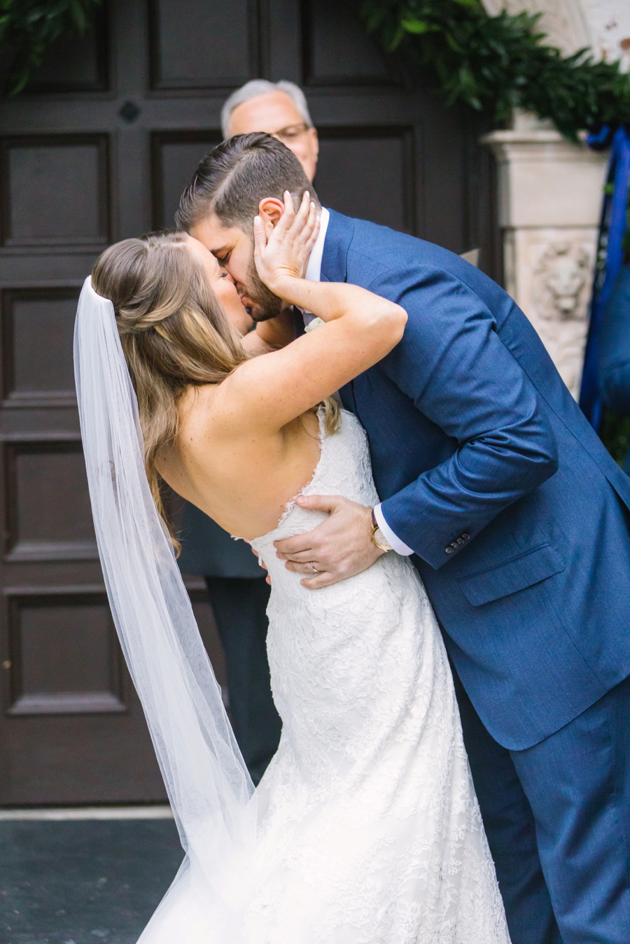 A Navy Garden Inspired Winter Park Wedding via TheELD.com