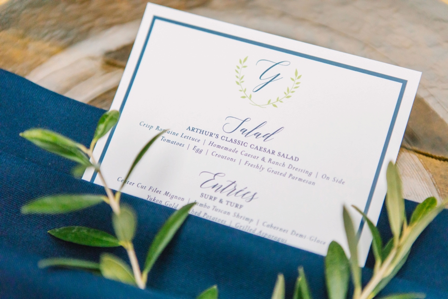 A Navy Garden Inspired Winter Park Wedding via TheELD.com