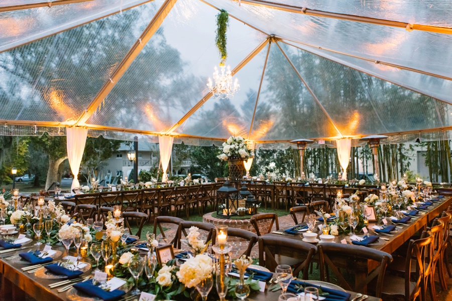 A Navy Garden Inspired Winter Park Wedding via TheELD.com