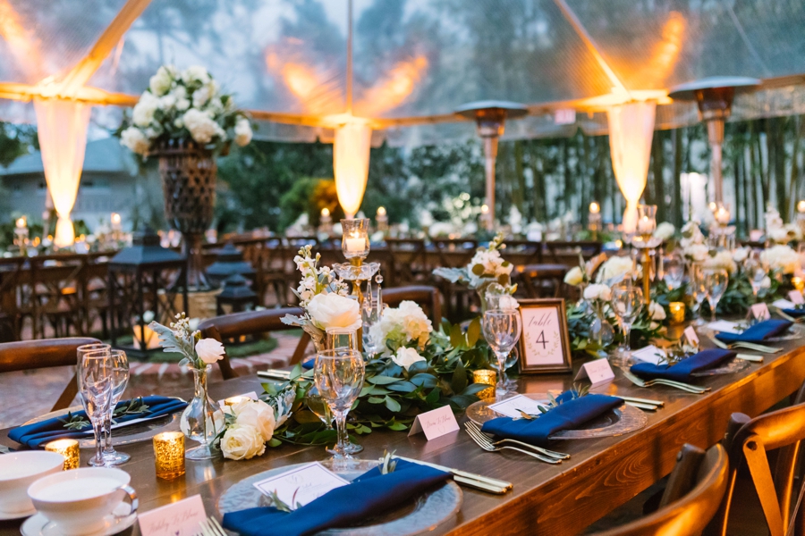 A Navy Garden Inspired Winter Park Wedding via TheELD.com