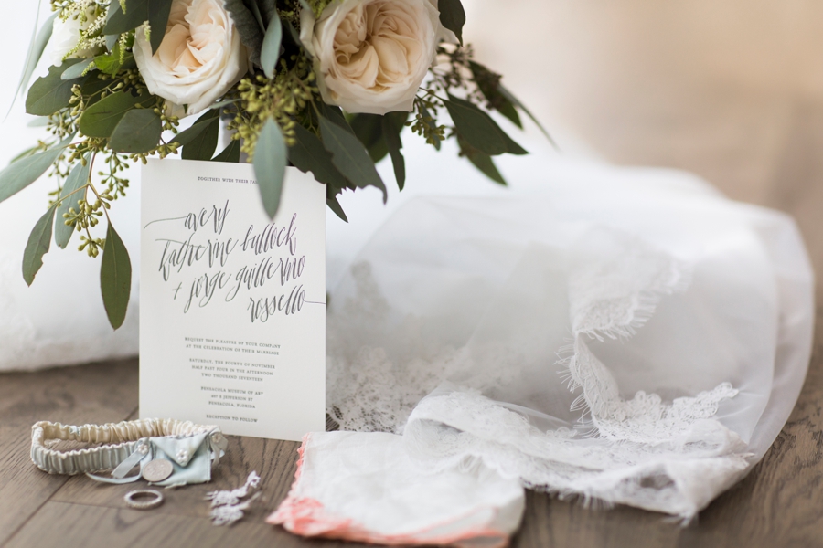 An Elegant Blush Pensacola Wedding via TheELD.com