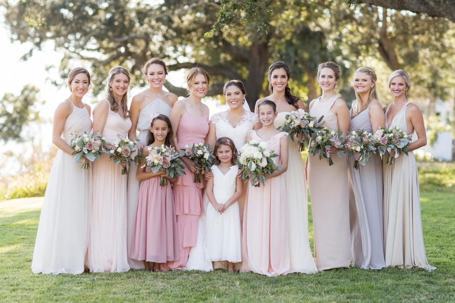 An Elegant Blush Pensacola Wedding via TheELD.com