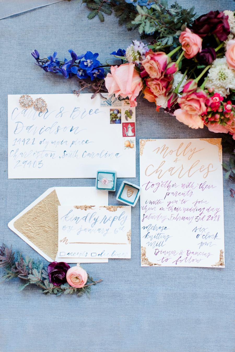 Bold & Colorful Wedding Ideas via TheELD.com