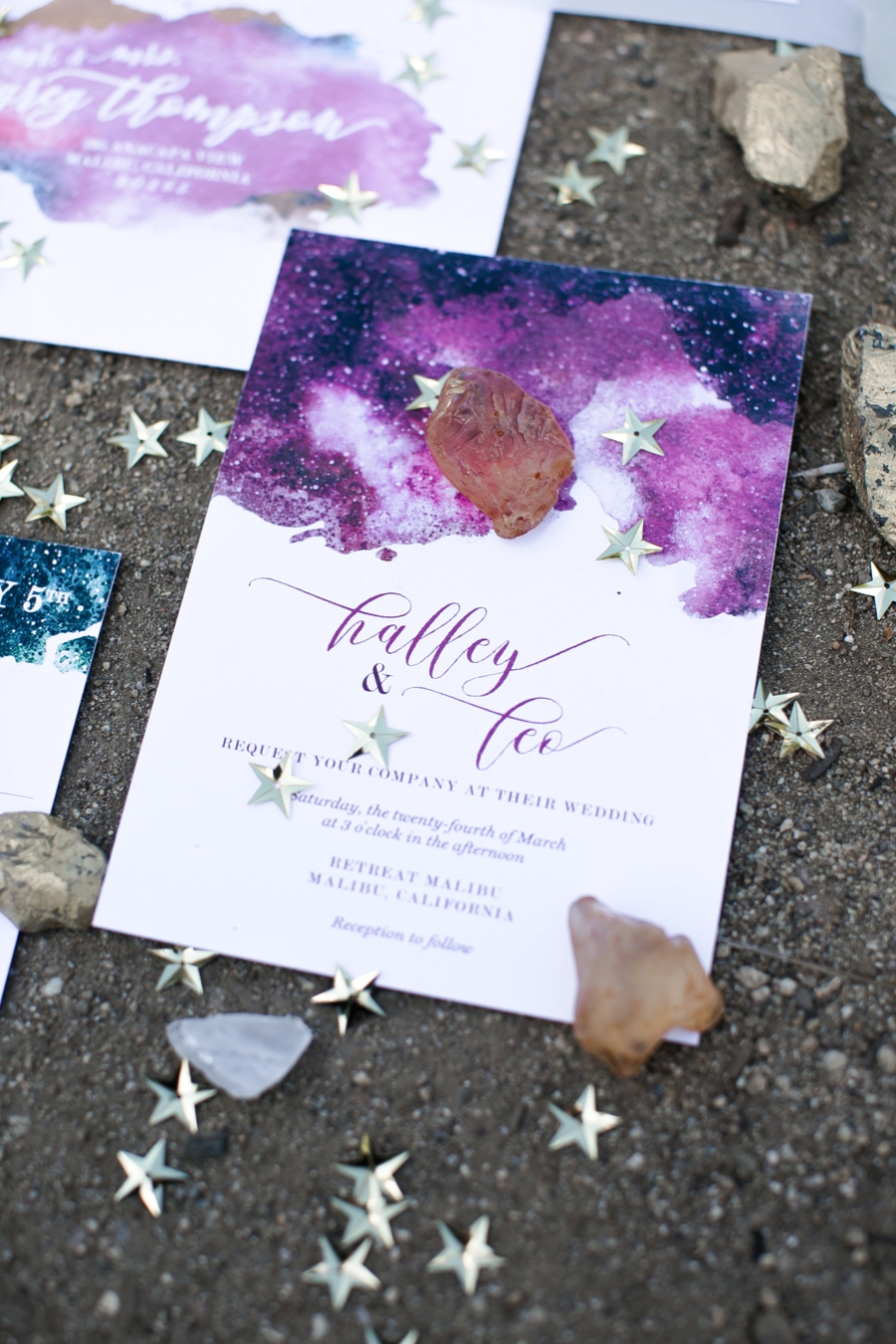 Chic Celestial Inspired Wedding Ideas via TheELD.com