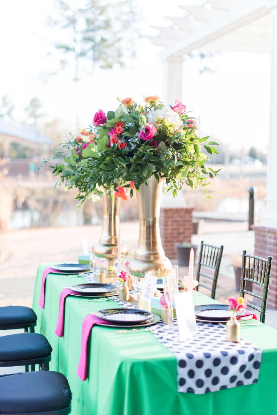 Colorful & Modern Kate Spade Inspired Wedding Ideas via TheELD.com