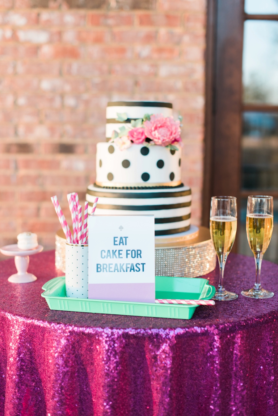 Colorful & Modern Kate Spade Inspired Wedding Ideas via TheELD.com