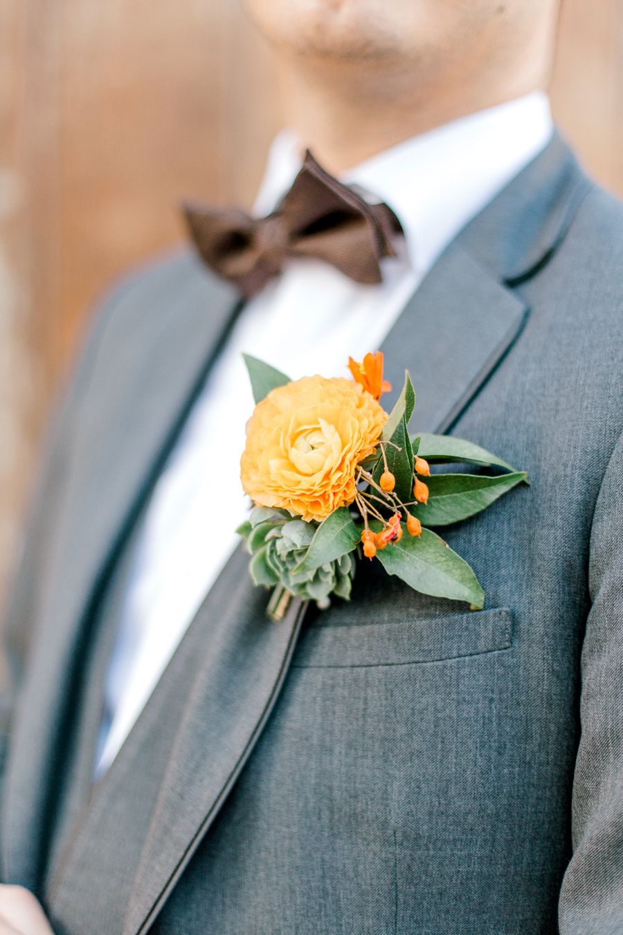 Elegant Earth Toned Wedding Ideas via TheELD.com