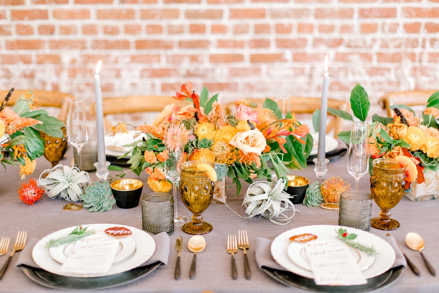 Elegant Earth Toned Wedding Ideas via TheELD.com