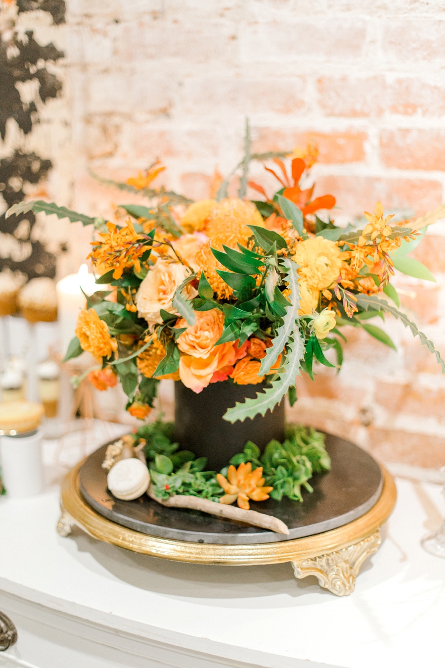 Elegant Earth Toned Wedding Ideas via TheELD.com