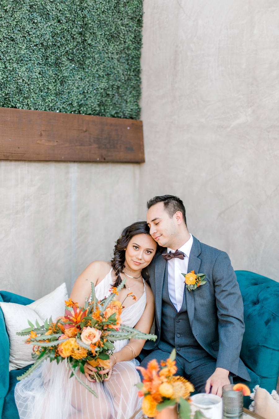 Elegant Earth Toned Wedding Ideas via TheELD.com