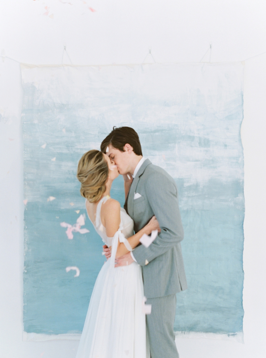 Modern Elegant Blue and Gray Wedding Ideas via TheELD.com