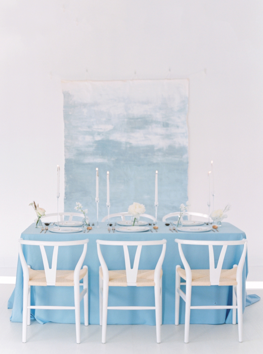 Modern Elegant Blue and Gray Wedding Ideas via TheELD.com