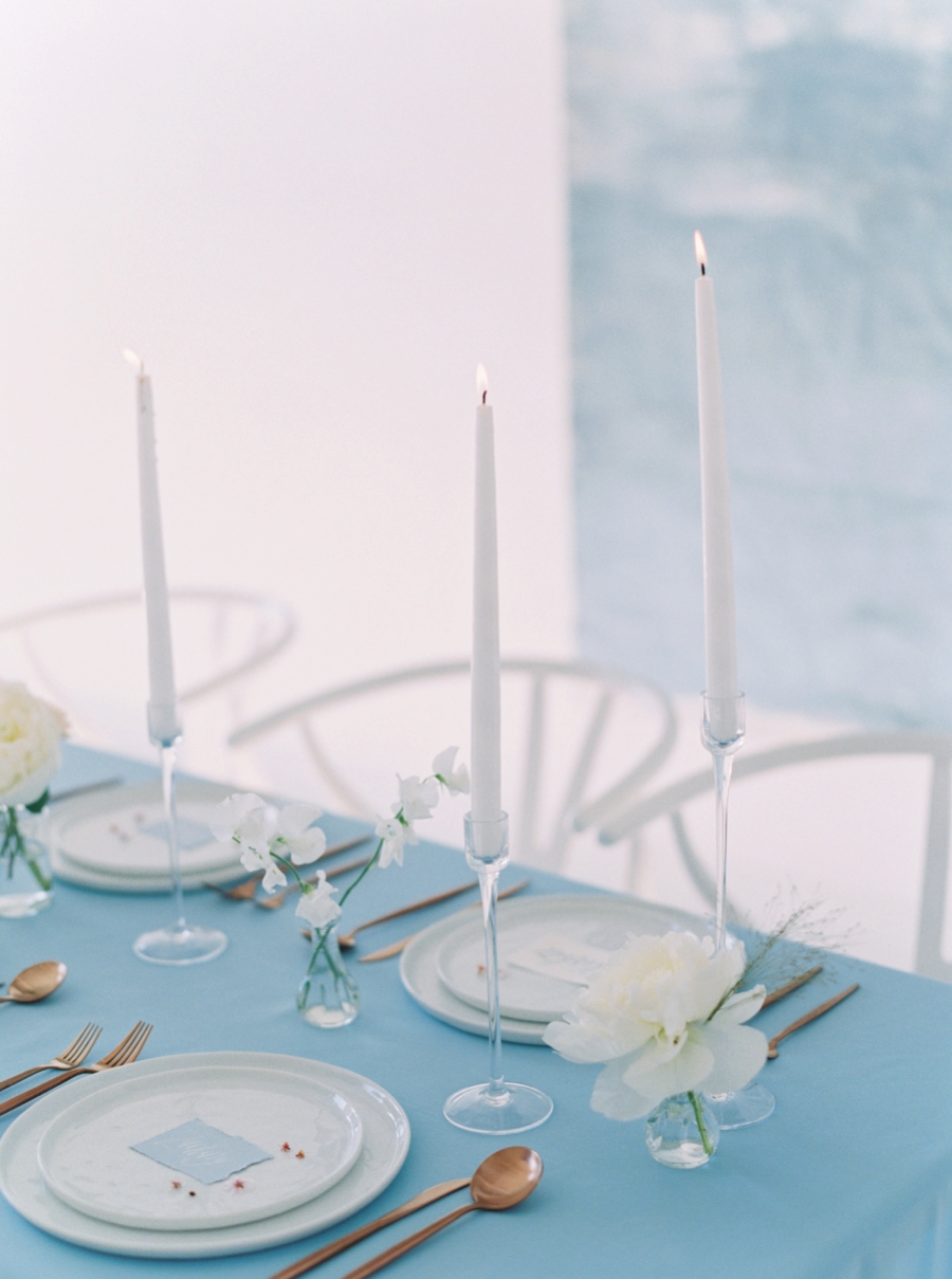 Modern Elegant Blue and Gray Wedding Ideas via TheELD.com