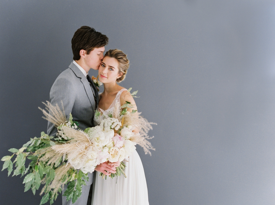 Modern Elegant Blue and Gray Wedding Ideas via TheELD.com