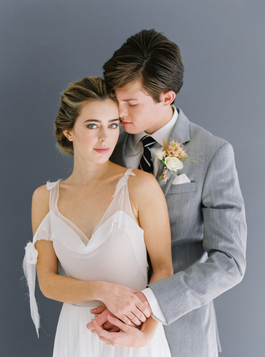 Modern Elegant Blue and Gray Wedding Ideas via TheELD.com