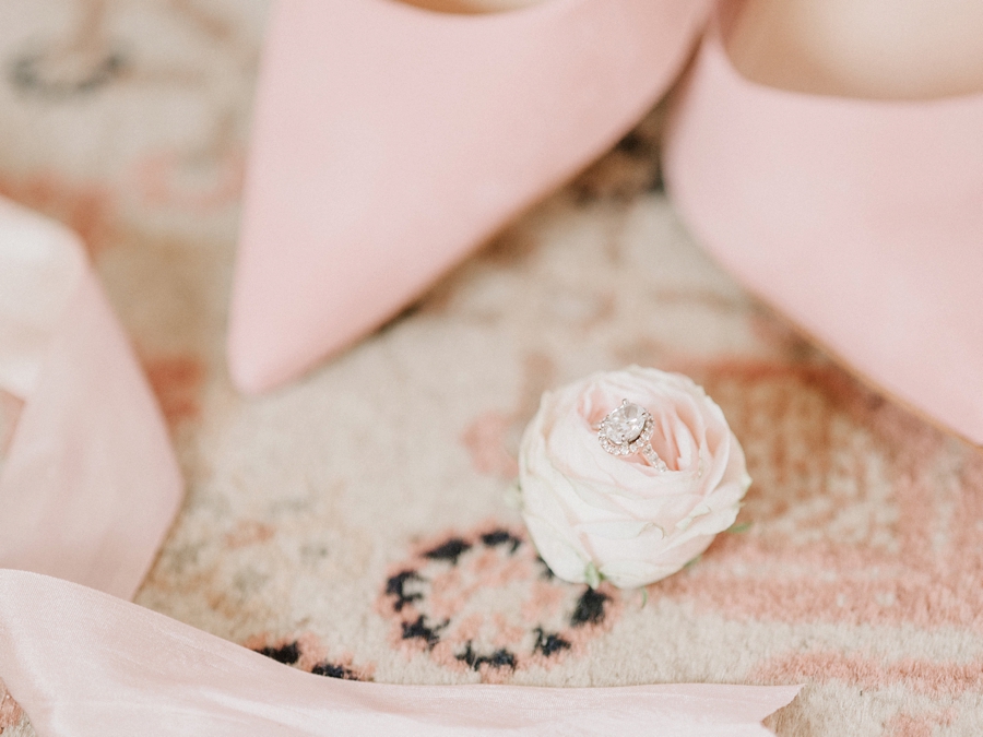 Romantic Blush Spring Inspired Wedding Ideas via TheELD.com