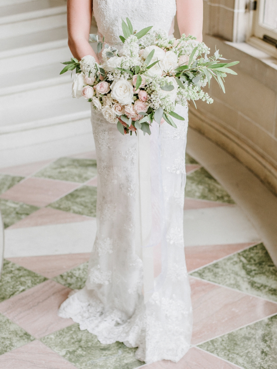 Romantic Blush Spring Inspired Wedding Ideas via TheELD.com