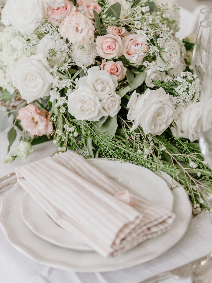 Romantic Blush Spring Inspired Wedding Ideas via TheELD.com