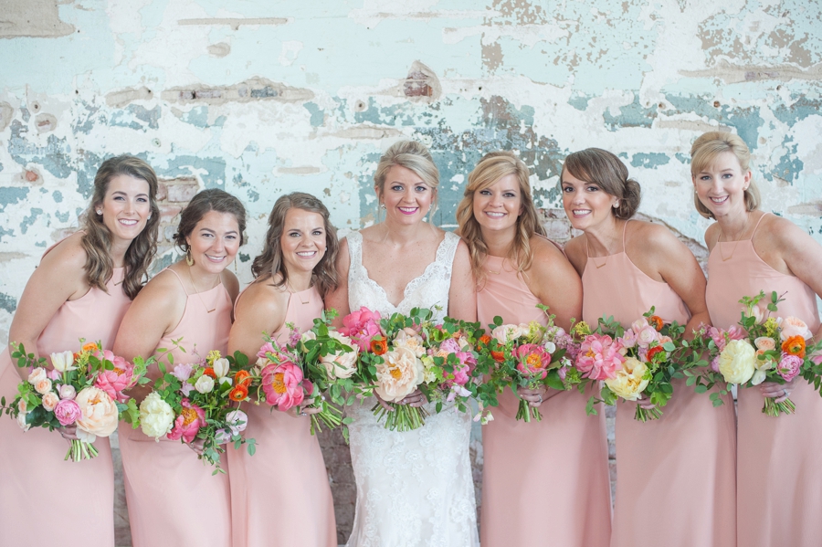 A Romantic Pink South Carolina Wedding via TheELD.com