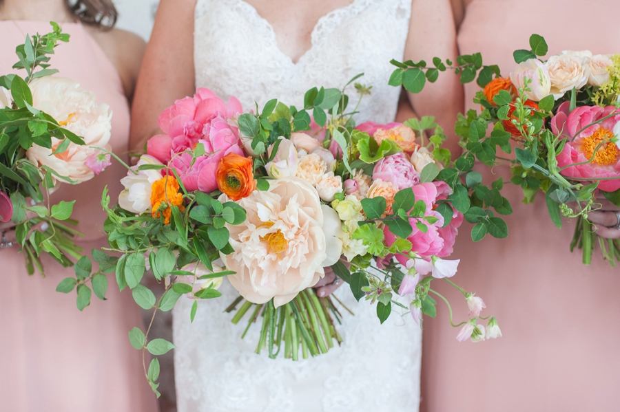 A Romantic Pink South Carolina Wedding via TheELD.com