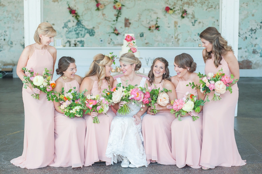 A Romantic Pink South Carolina Wedding via TheELD.com