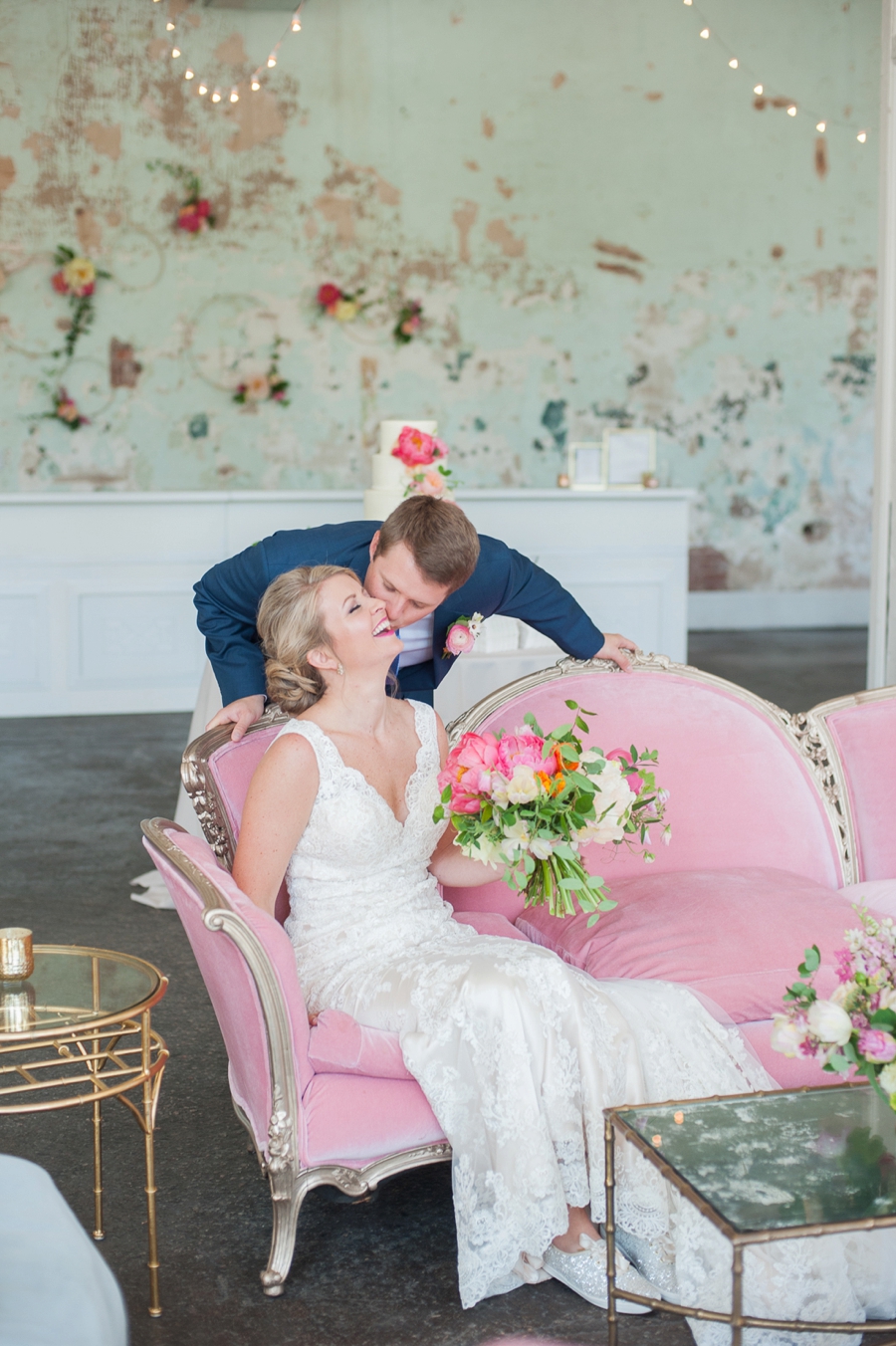 A Romantic Pink South Carolina Wedding via TheELD.com