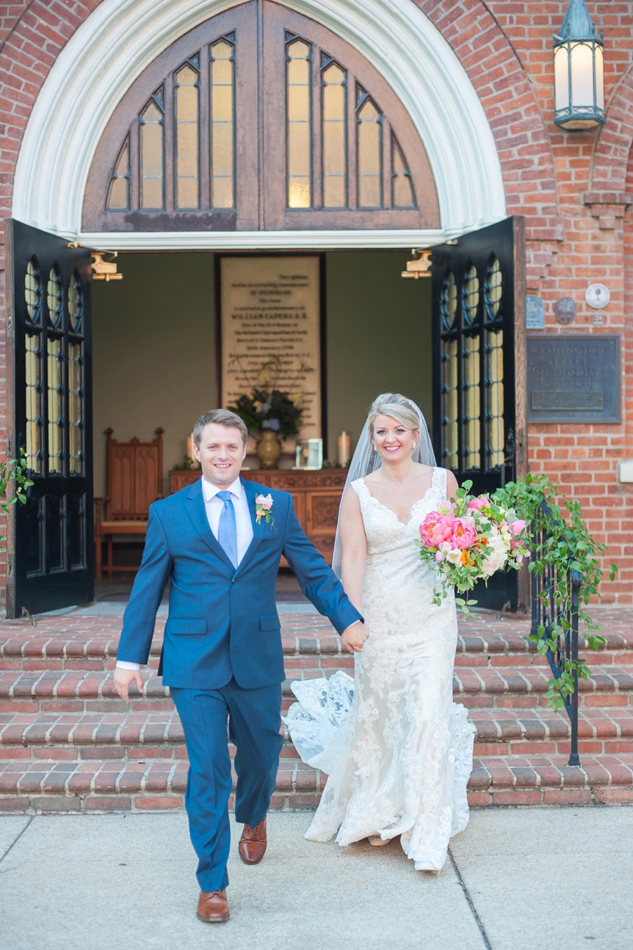 A Romantic Pink South Carolina Wedding via TheELD.com