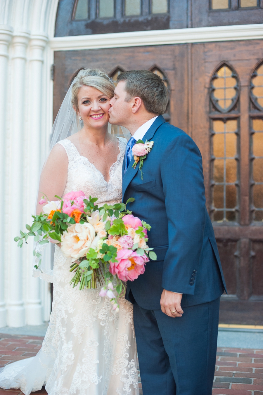 A Romantic Pink South Carolina Wedding via TheELD.com