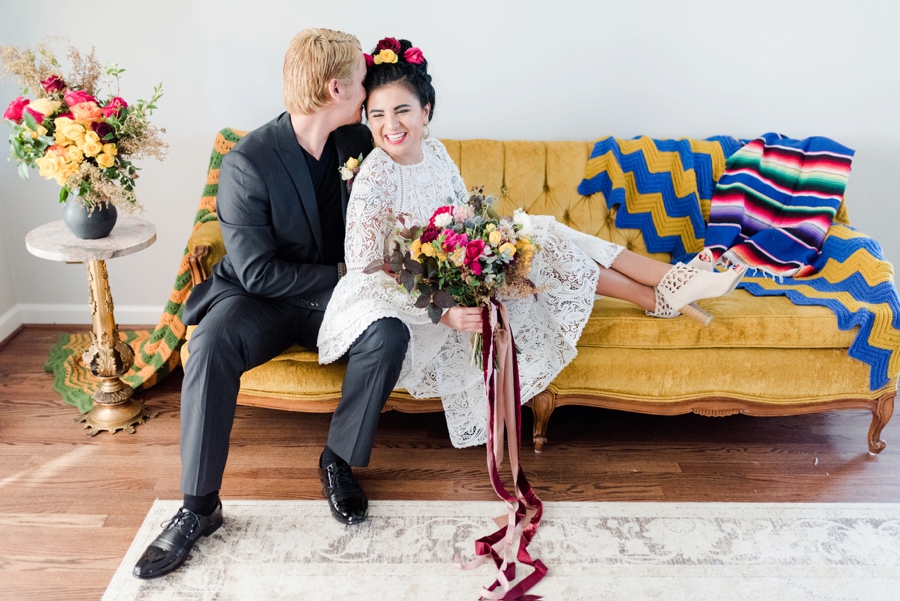 Vibrant, Colorful, and Eclectic Wedding Inspiration via TheELD.com