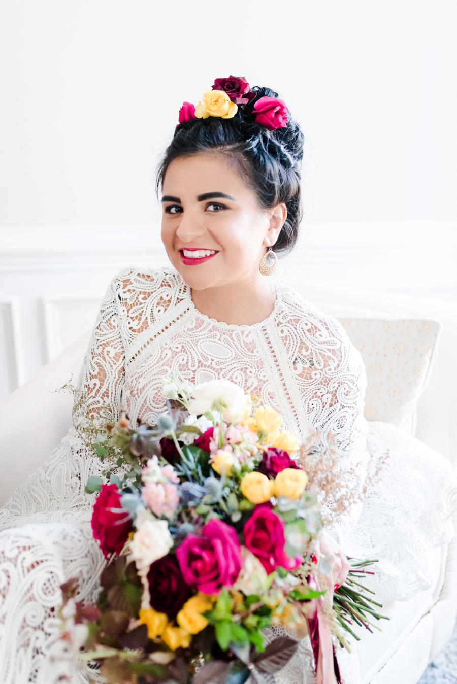 Vibrant, Colorful, and Eclectic Wedding Inspiration via TheELD.com