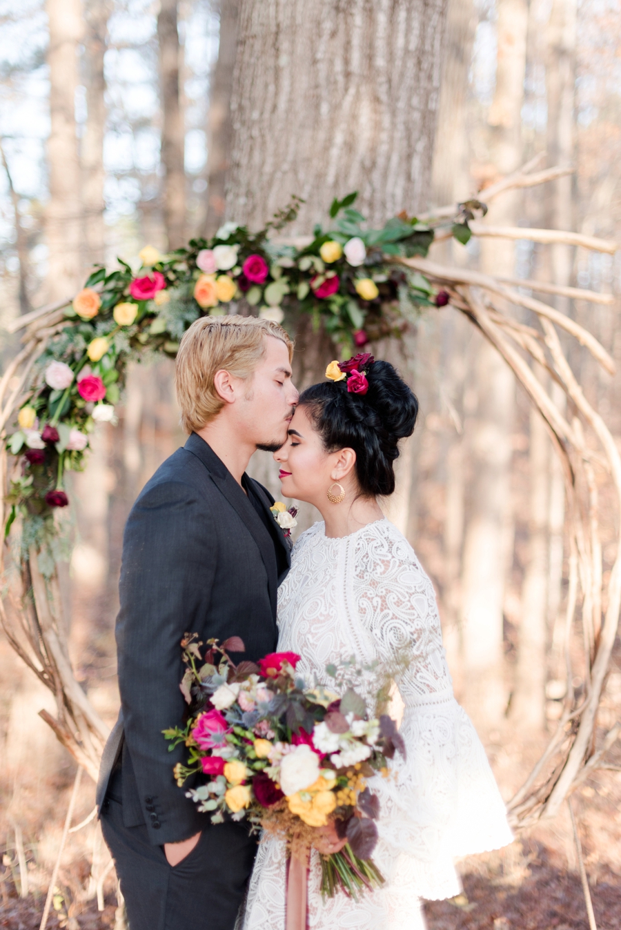 Vibrant, Colorful, and Eclectic Wedding Inspiration via TheELD.com