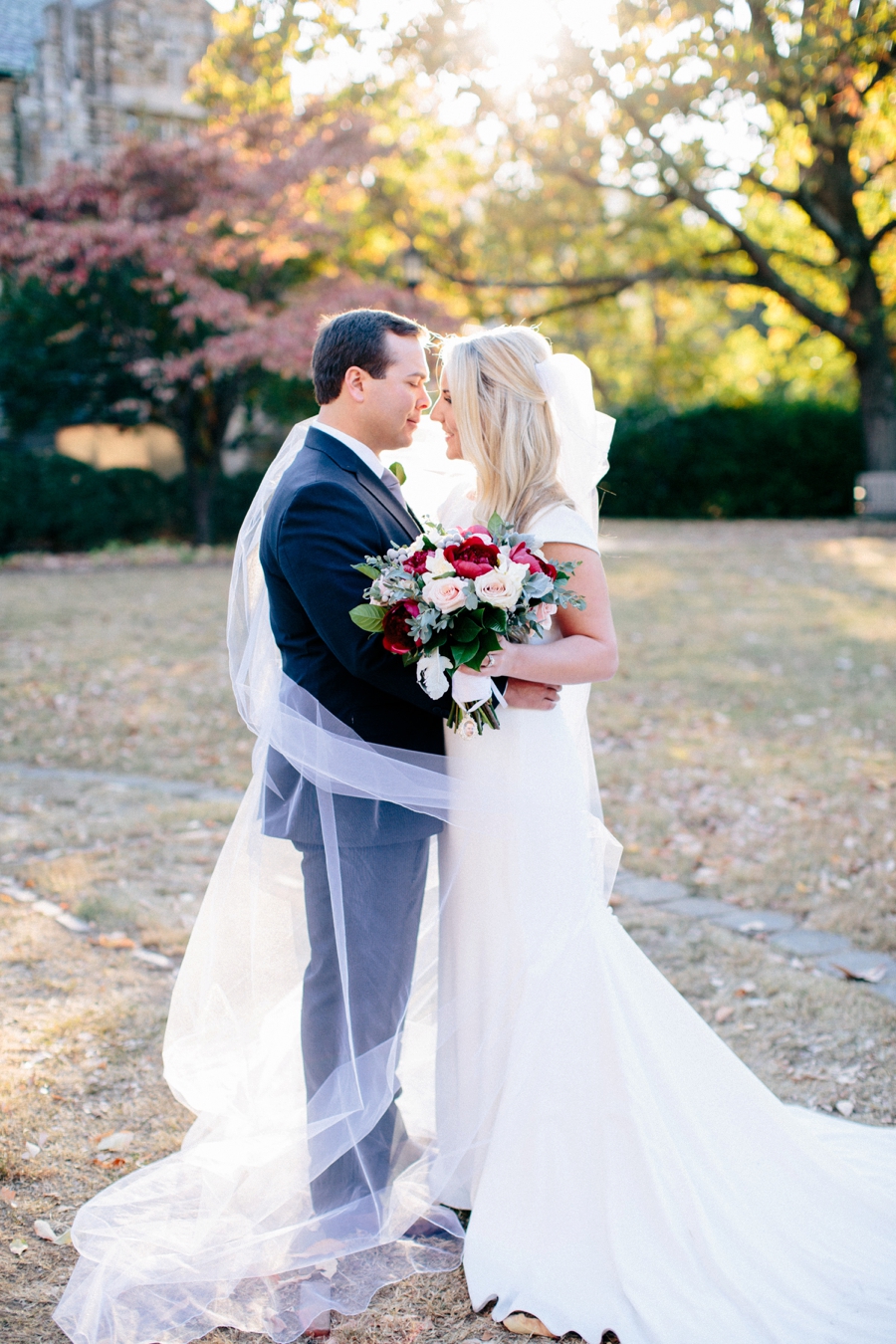 Timeless red and on sale white wedding dresses