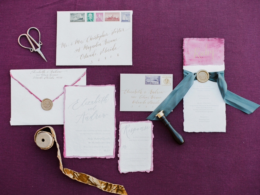 Jewel Toned Vintage Romantic Wedding Ideas via TheELD.com