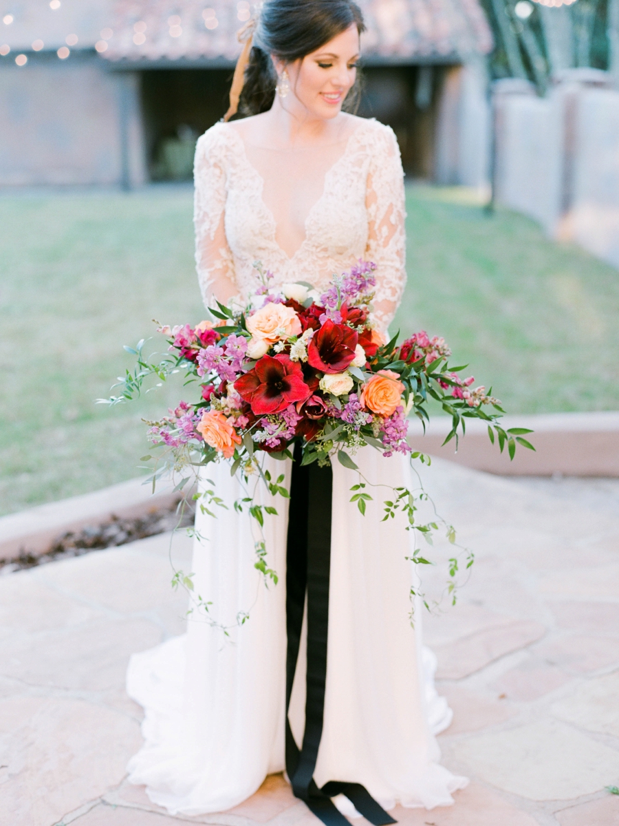 Jewel Toned Vintage Romantic Wedding Ideas via TheELD.com