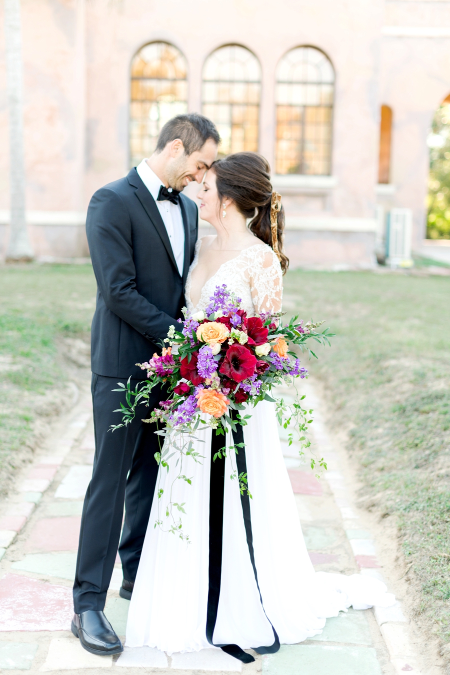 Jewel Toned Vintage Romantic Wedding Ideas via TheELD.com