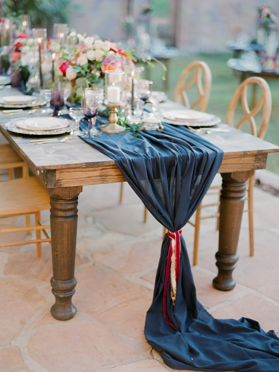 Jewel Toned Vintage Romantic Wedding Ideas via TheELD.com