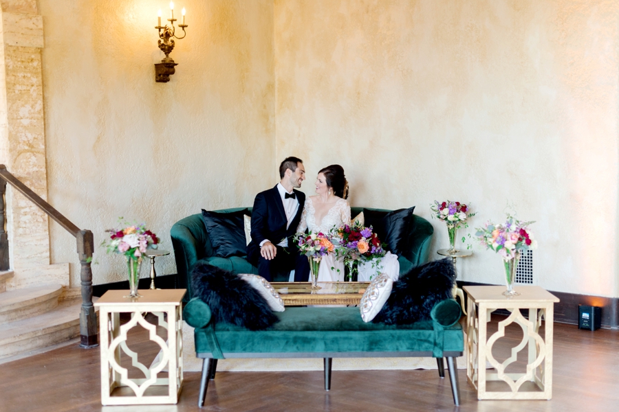 Jewel Toned Vintage Romantic Wedding Ideas via TheELD.com