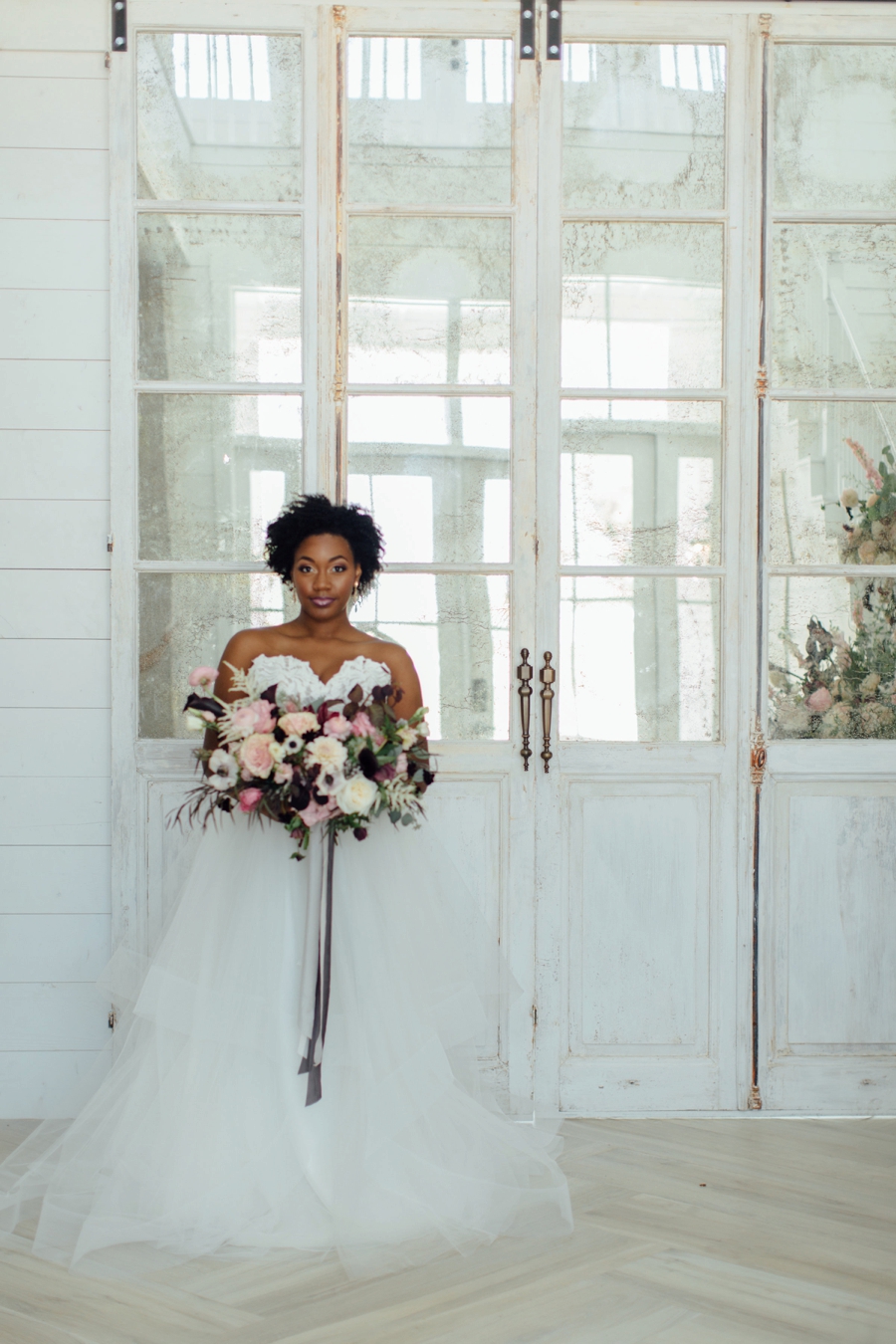 Moody, Romantic Blush & Burgundy Wedding Ideas via TheELD.com