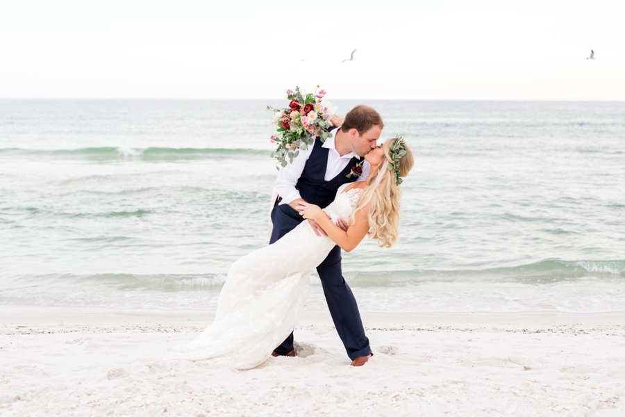 Vintage Boho Inspired Pensacola Wedding via TheELD.com