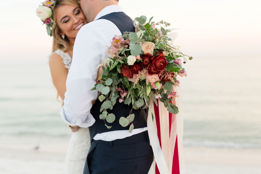 Vintage Boho Inspired Pensacola Wedding via TheELD.com