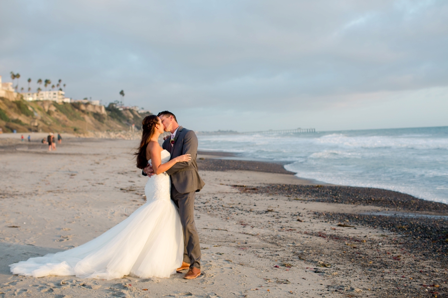 A Blush & Burgundy San Clemente Wedding via TheELD.com