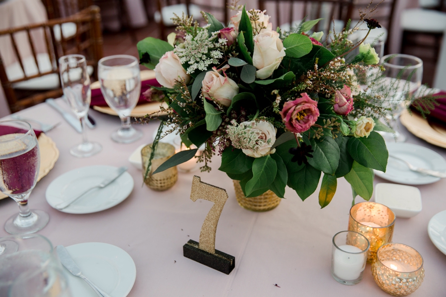 A Blush & Burgundy San Clemente Wedding via TheELD.com